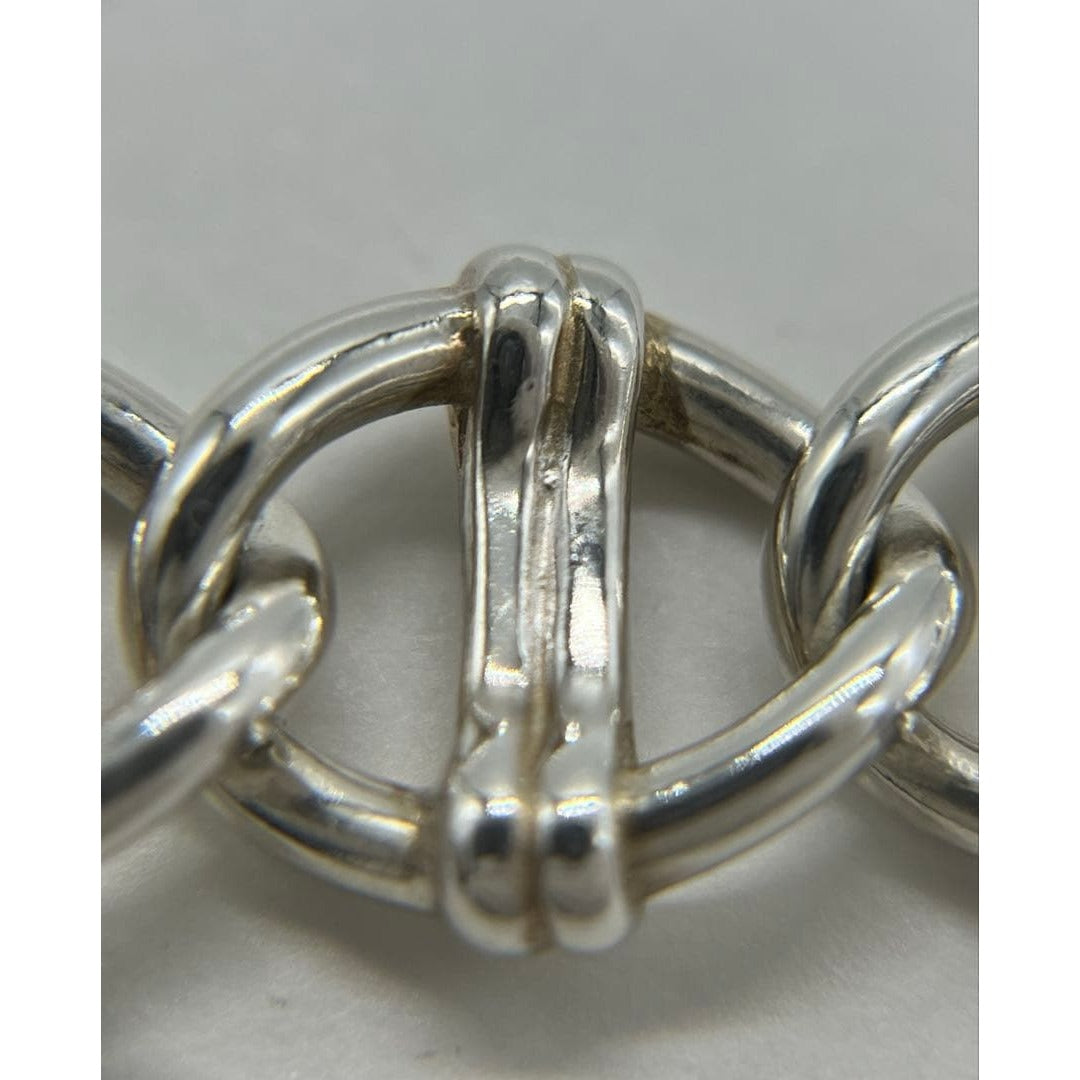 Gucci Anchor Chain Toggle Bracelet SV 925 Vintage — view 14