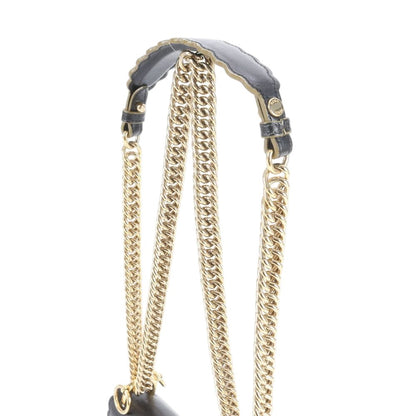 Fendi Canai Chain Leather 2-Way Shoulder Bag Crossbody Hand Tote — view 2
