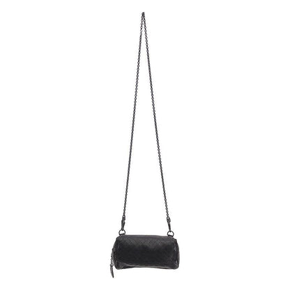 Bottega Veneta Intreccio Chain Shoulder Bag - Dark Brown - Women