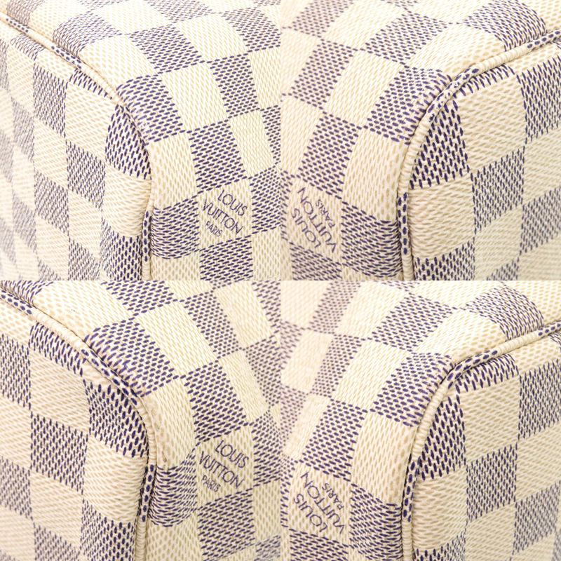 Louis Vuitton Neverfull PM Damier Azure N51110 Tote Bag LV 0150 Louis Vuitton