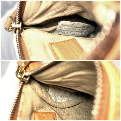 Bottega Veneta Coin Case Ec22653 Orange Intrecciato