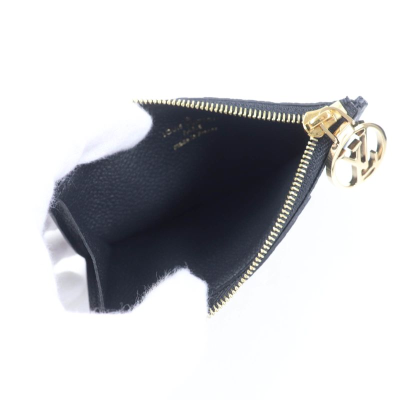 Louis Vuitton M81883 Card Case Porte Carte Romy Monogram Empreinte Noir Black