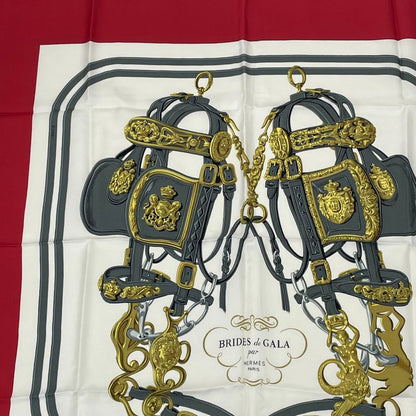 Hermes Scarf Brides DE GALA Brides And Galas Red