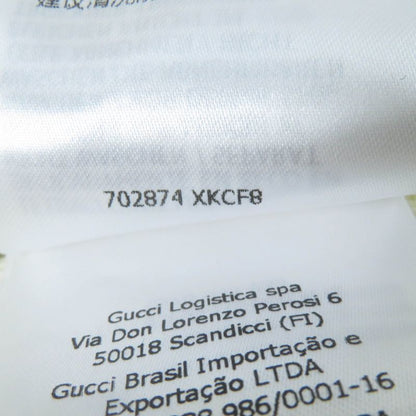 Gucci×adidas 702874 Three Line Cotton Knit Pleated Skirt Ivory L Made In Italy