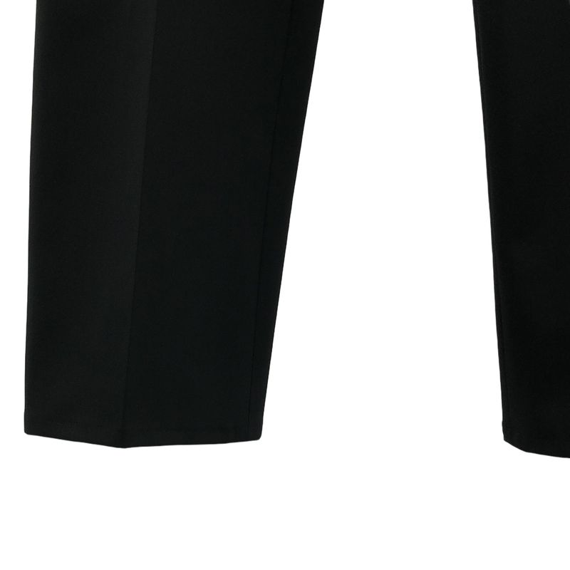 Prada - Logo Rubber Patch Slacks - S - Black - Women's