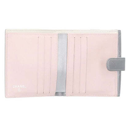 Chanel Matelasse Coco Mark W Hook Bifold Wallet Women