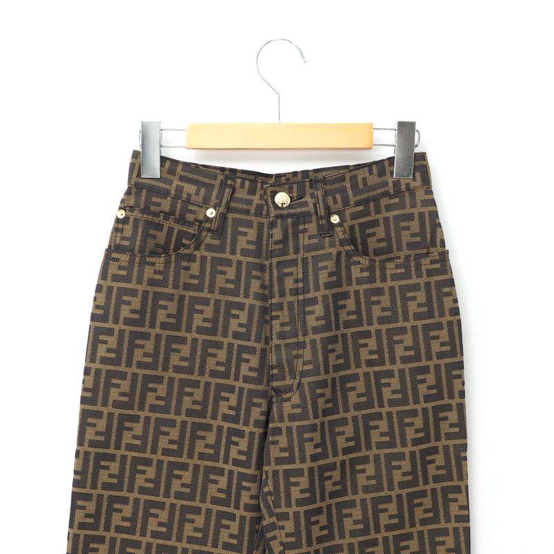Fendi Vintage Pants Size I40 D34 Inch26 Fendi Jeans FF Double F Zucca High