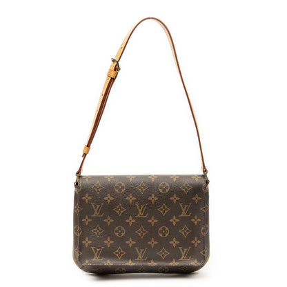 Louis Vuitton Musette Tango Brown Monogram Canvas Messenger Bag