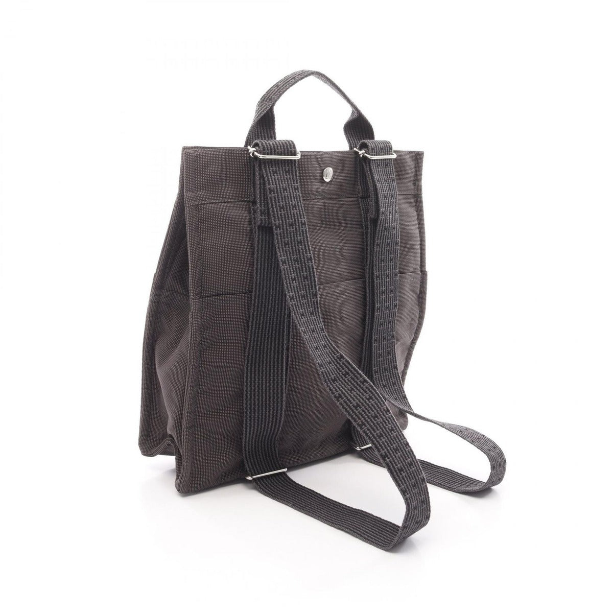 Hermes Backpack Her Line a Dos MM Gray Canvas — view 2
