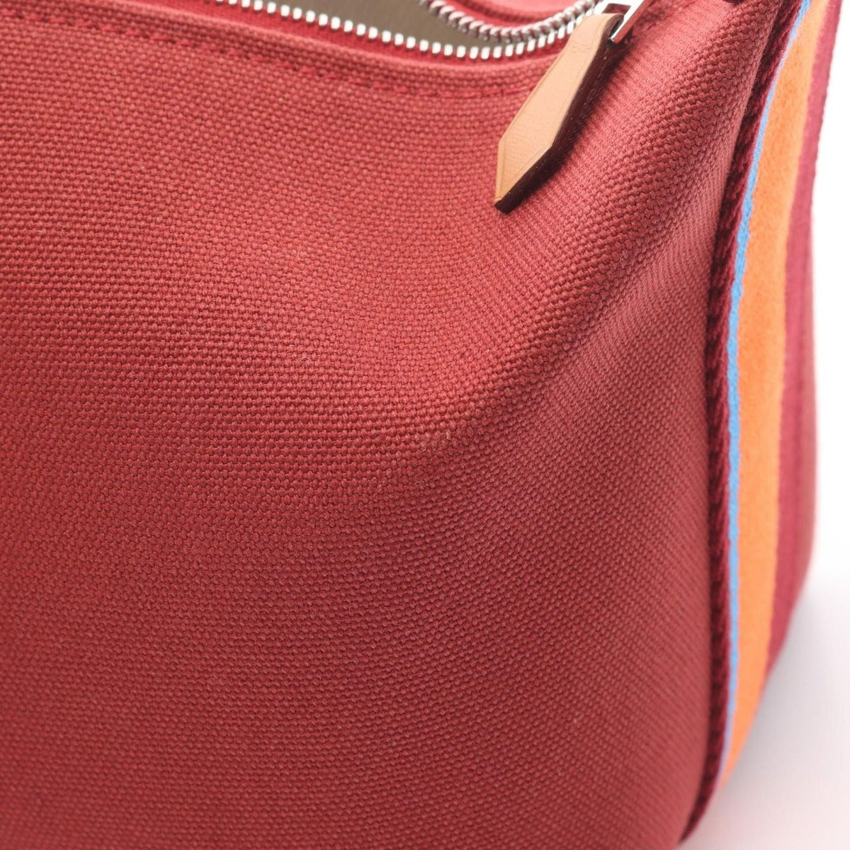 Hermes Handbag Brid a Black PM H Pavillon Rouge Ash Canvas — view 6