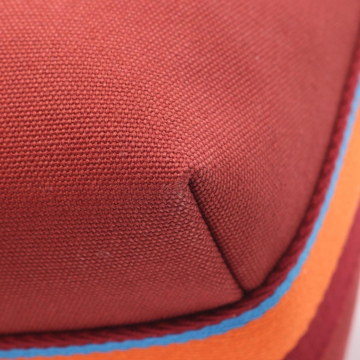 Hermes Handbag Brid a Black PM H Pavillon Rouge Ash Canvas — view 8