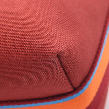 Hermes Handbag Brid a Black PM H Pavillon Rouge Ash Canvas — view 8