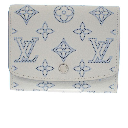 Louis Vuitton Portefeuille Iris Compact Bifold Wallet Monogram Mahina