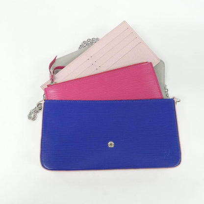 Louis Vuitton Epi Pochette Felicie Shoulder Bag Hot Pink — view 7
