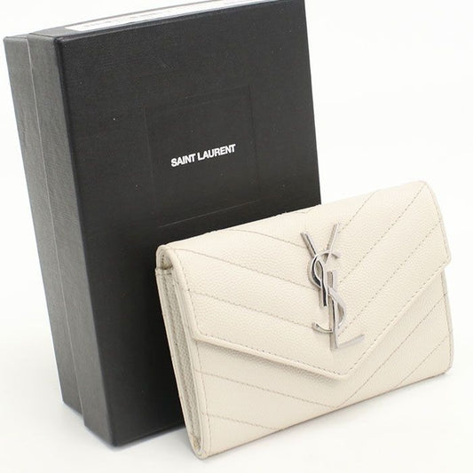 Saint Laurent Small Envelope Wallet Monogram Business Card Holder
