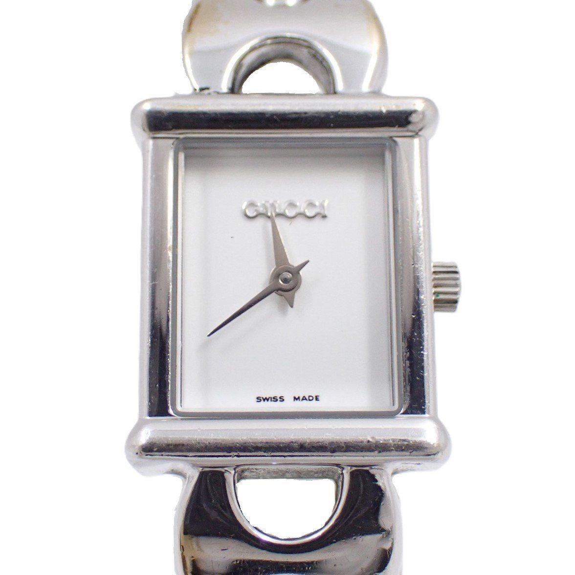 Gucci Quartz Watch Silver Color White Dial with 2