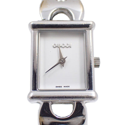 Gucci Quartz Watch Silver Color White Dial with 2