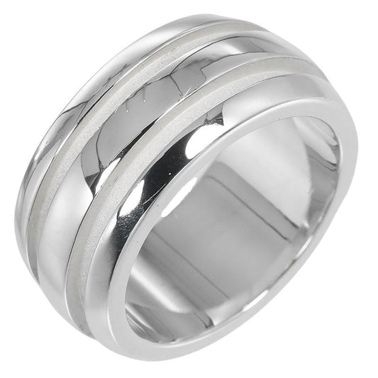 Tiffany & Co Atlas Grooved Double Line 925 Silver 11.5 9.53 g Ring