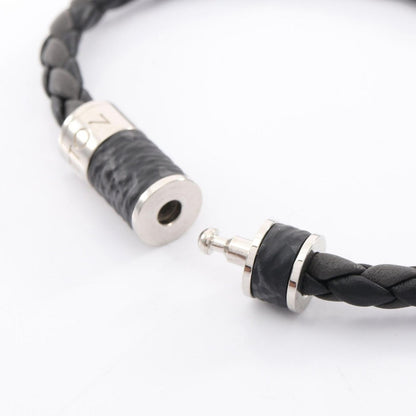 Louis Vuitton Bracelet Stainless Steel Silver Black-based — view 3
