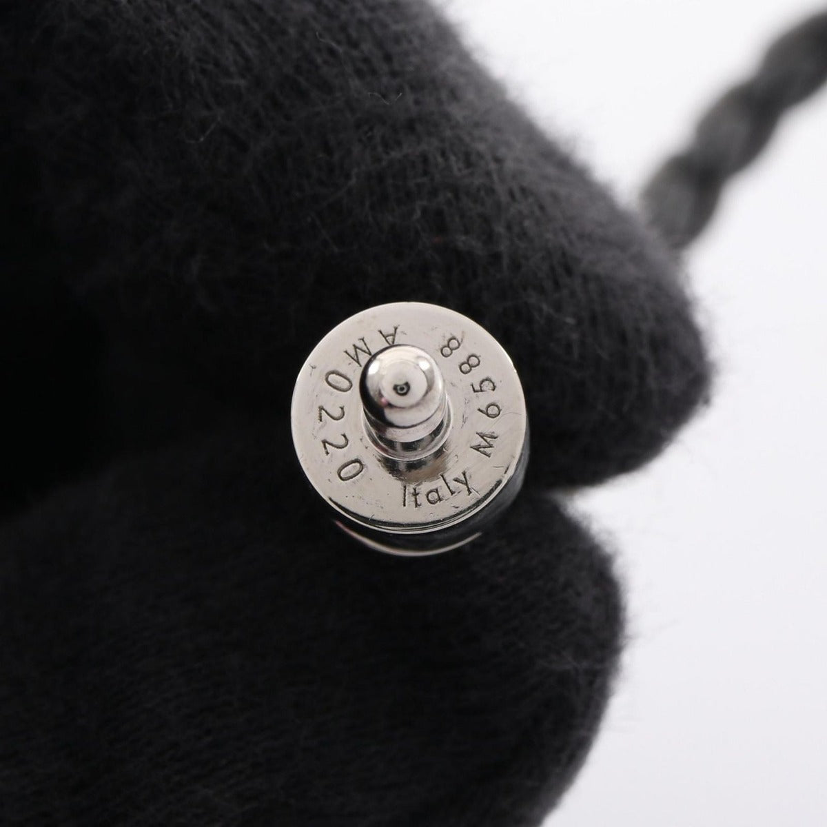 Louis Vuitton Bracelet Stainless Steel Silver Black-based — view 5