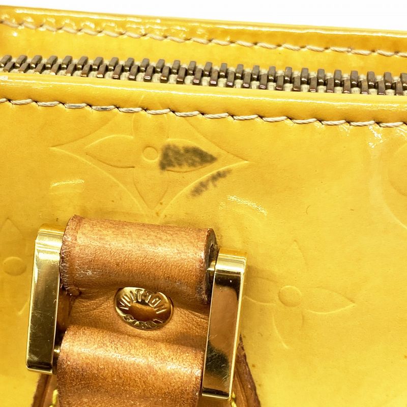 Louis Vuitton Tote Bag Vernis Houston M91004 Beige Women's