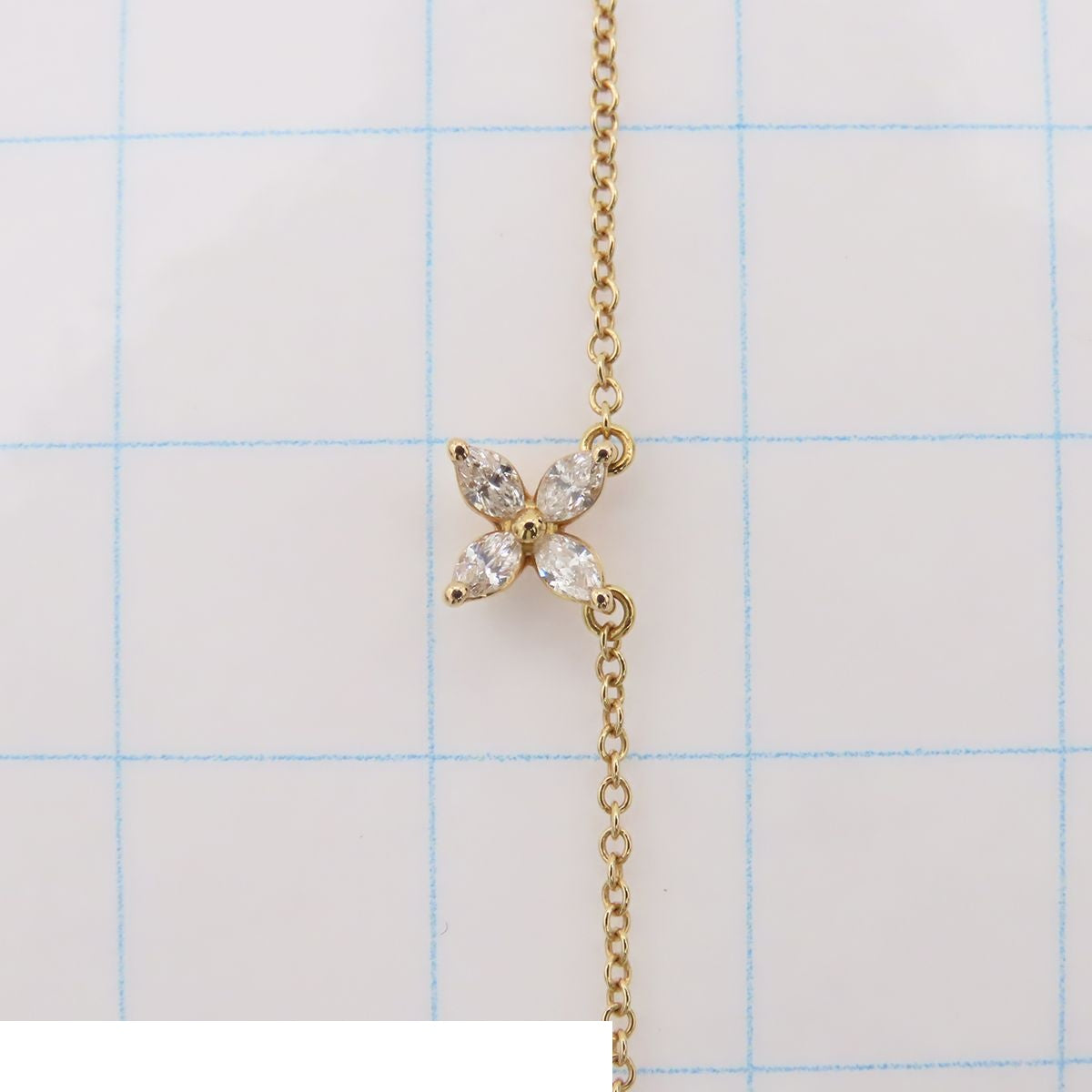 Tiffany & Co Victoria Necklace Medium Marquise Shape Pink Gold 18k Diamond — view 8