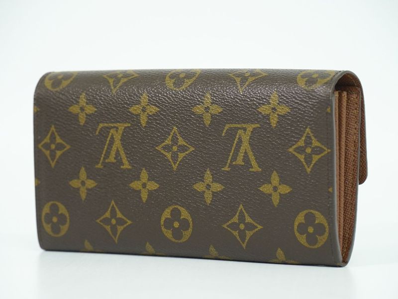Authentic Louis Vuitton LV Old Shape Portefeuille Sarah Monogram Long Wallet