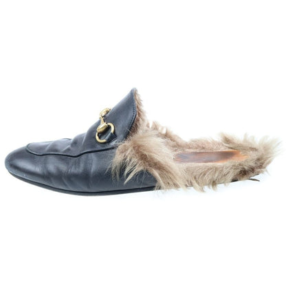 Gucci Princetown Horsebit Leather Loafers Black