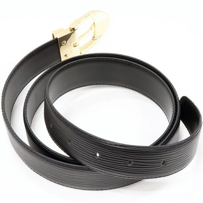 Louis Vuitton Men's Belt Epi Noir Black Santure Classic 30mm (118in) 110/44