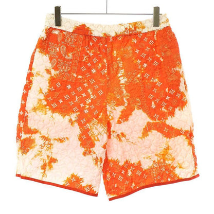 Louis Vuitton Monogram Bandana Nylon Track Shorts Rm222m Nw1 Hnp15w Orange S