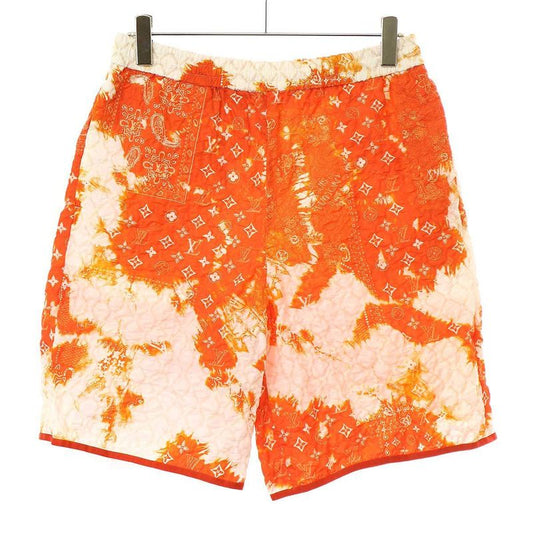 Louis Vuitton Monogram Bandana Nylon Track Shorts Rm222m Nw1 Hnp15w Orange S