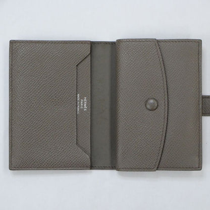 Hermes Bearn Mini Compact Wallet Ethane Silver-hardware Epson Y