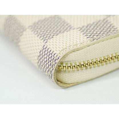 Louis Vuitton Zippy Coin Purse Damier Azur Case — view 7