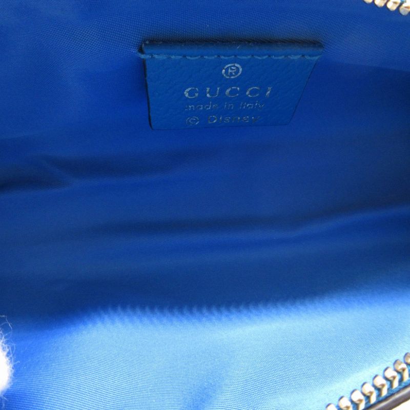 Gucci GG Supreme Beige Blue Donald Duck Disney Collaboration 662129 Pencil Case