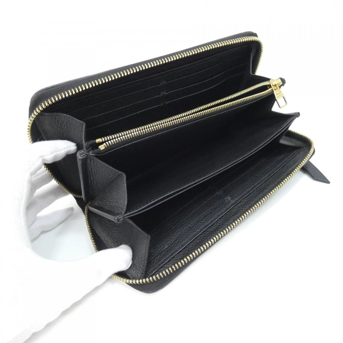 Louis Vuitton Monogram Empreinte Zippy Wallet — view 9