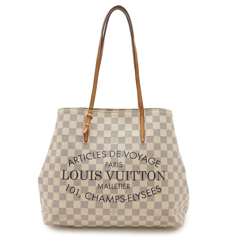 Louis Vuitton Damier Azure Hippo MM Tote Bag Shoulder Bag Shoulder Tote Semi