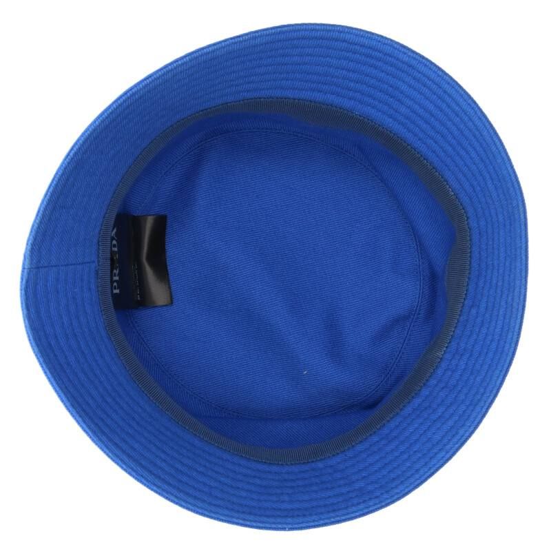 Prada 23hc137 Denim Hat With Triangle Logo Plate Men's L