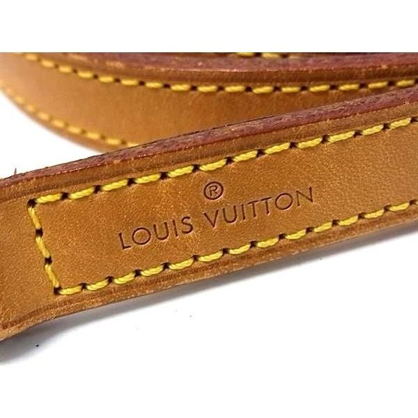 Louis Vuitton Leather Bag Shoulder Strap Brown — view 4