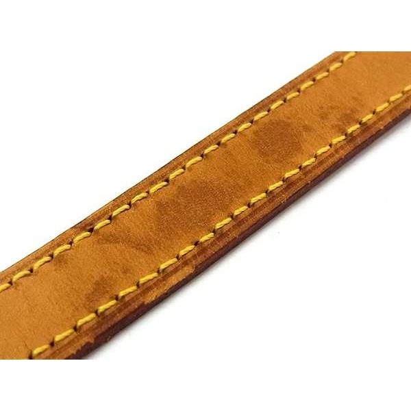 Louis Vuitton Leather Bag Shoulder Strap Brown — view 6