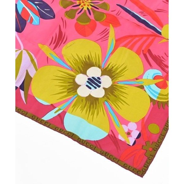 Gucci Bandana Scarf Pink — view 2