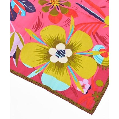 Gucci Bandana Scarf Pink — view 2