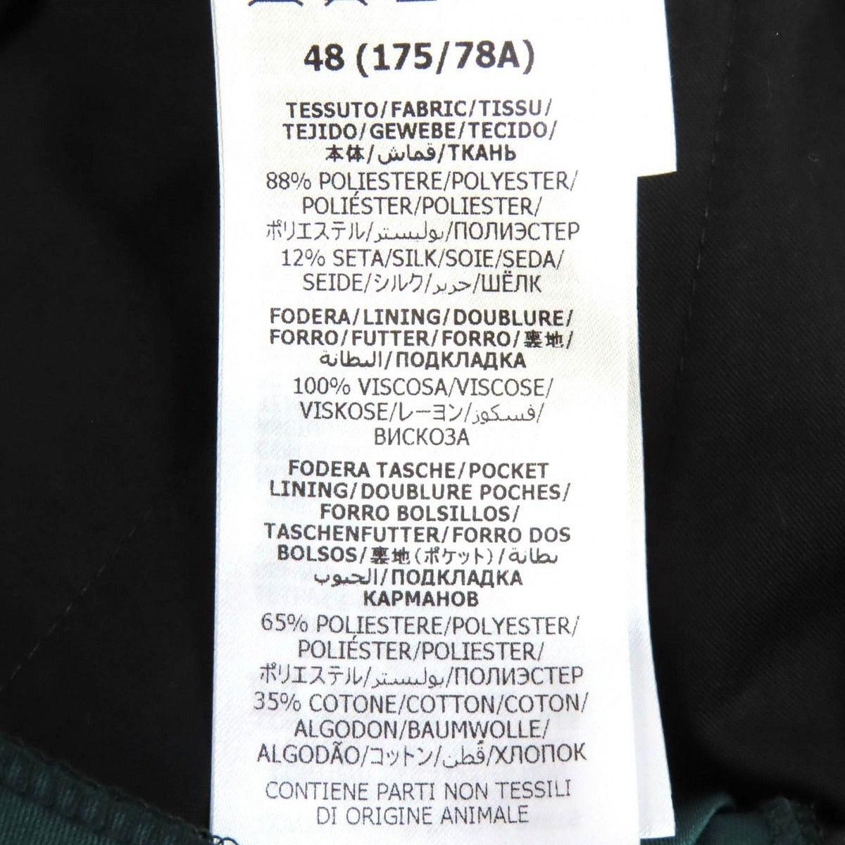 Gucci Silk Blend Pleated Trousers Pants Untreated Hem Green 48 — view 9