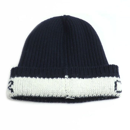 DIOR Logo Knit Cap Knit Cap Navy 31noe714ixgh Unisex Preowned