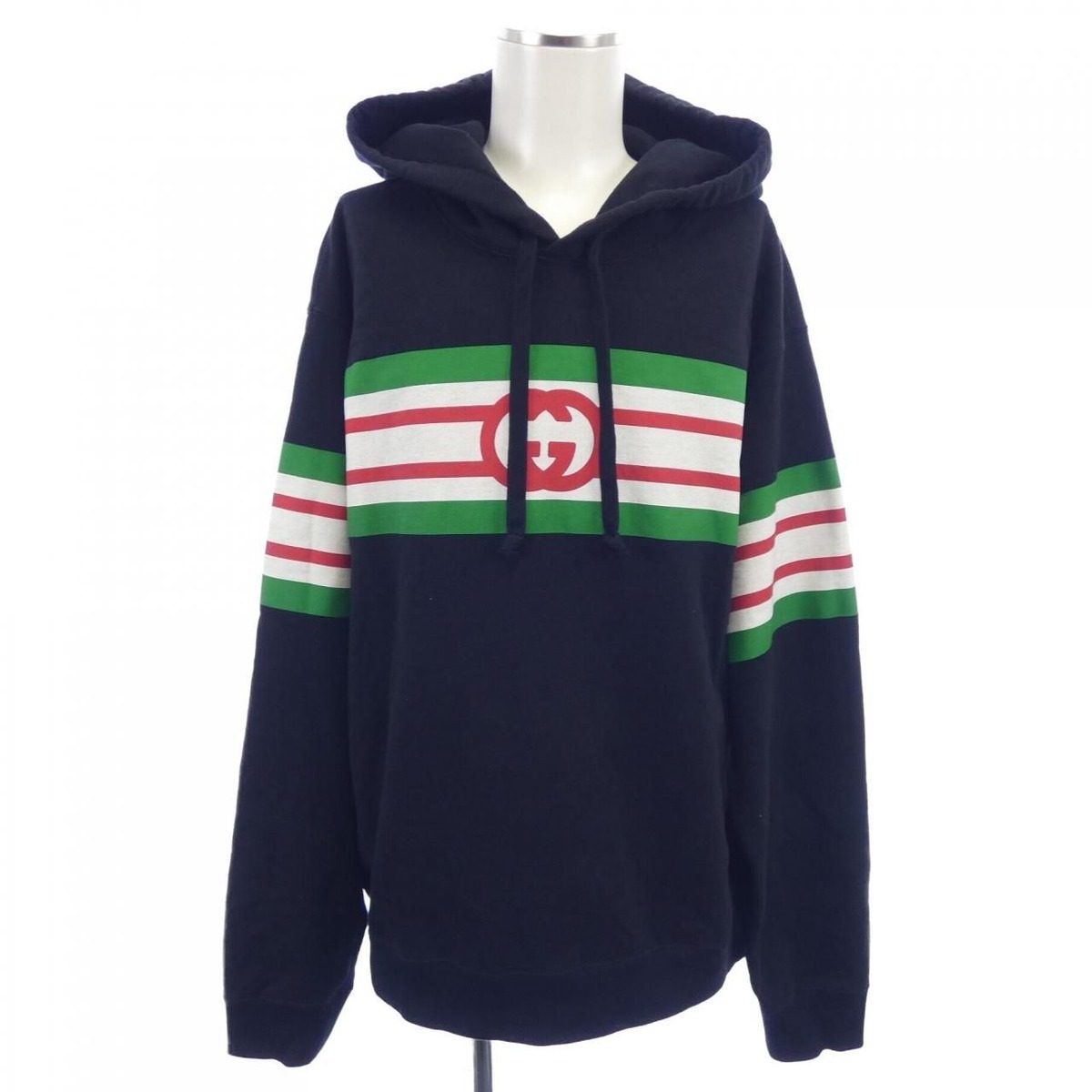 Gucci Interlocking Hoodie Black