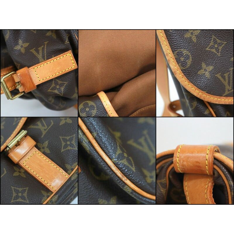 Louis Vuitton Saumur 35 Shoulder Bag Monogram Brown — view 10