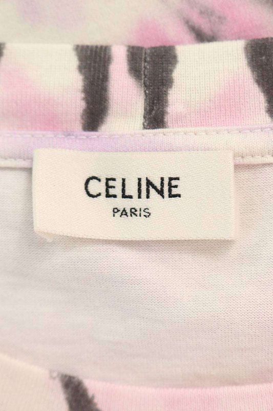 Celine By Edith Liman 23AW 2x59g649v Logo Tie Dye T-shirt Men's XL