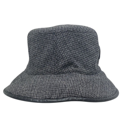 Gucci GG Plaid Reversible Bucket Hat Black Street Casual Trend