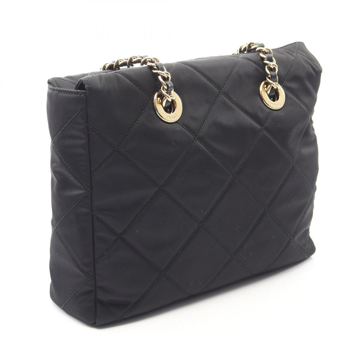 Prada Shoulder Bag Re Edition Black Nylon Saffiano Leather Editio — view 2