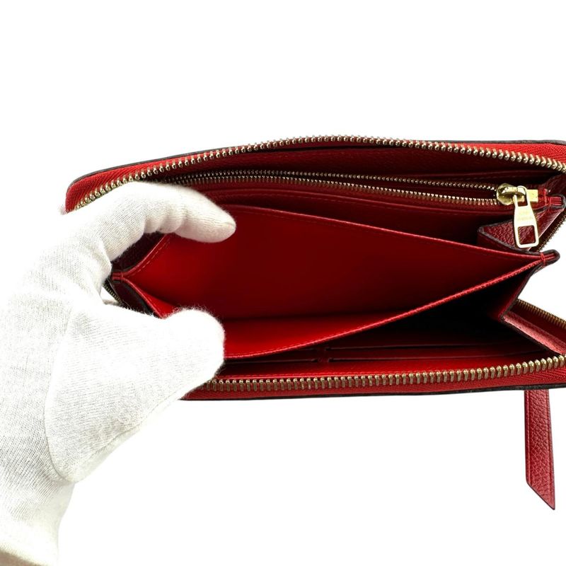 Louis Vuitton M60547 Monogram Empreinte Round Zipper Zippy Wallet Long Wallet