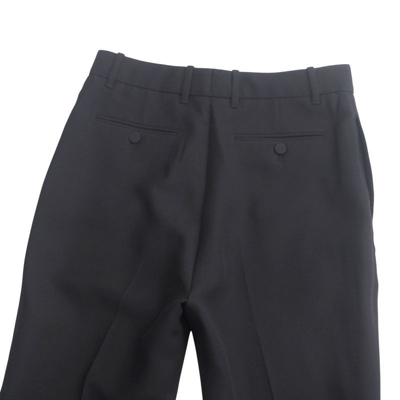 Gucci Pants Size 40 Cropped Flared Pants Center Press GG Button Made In Italy